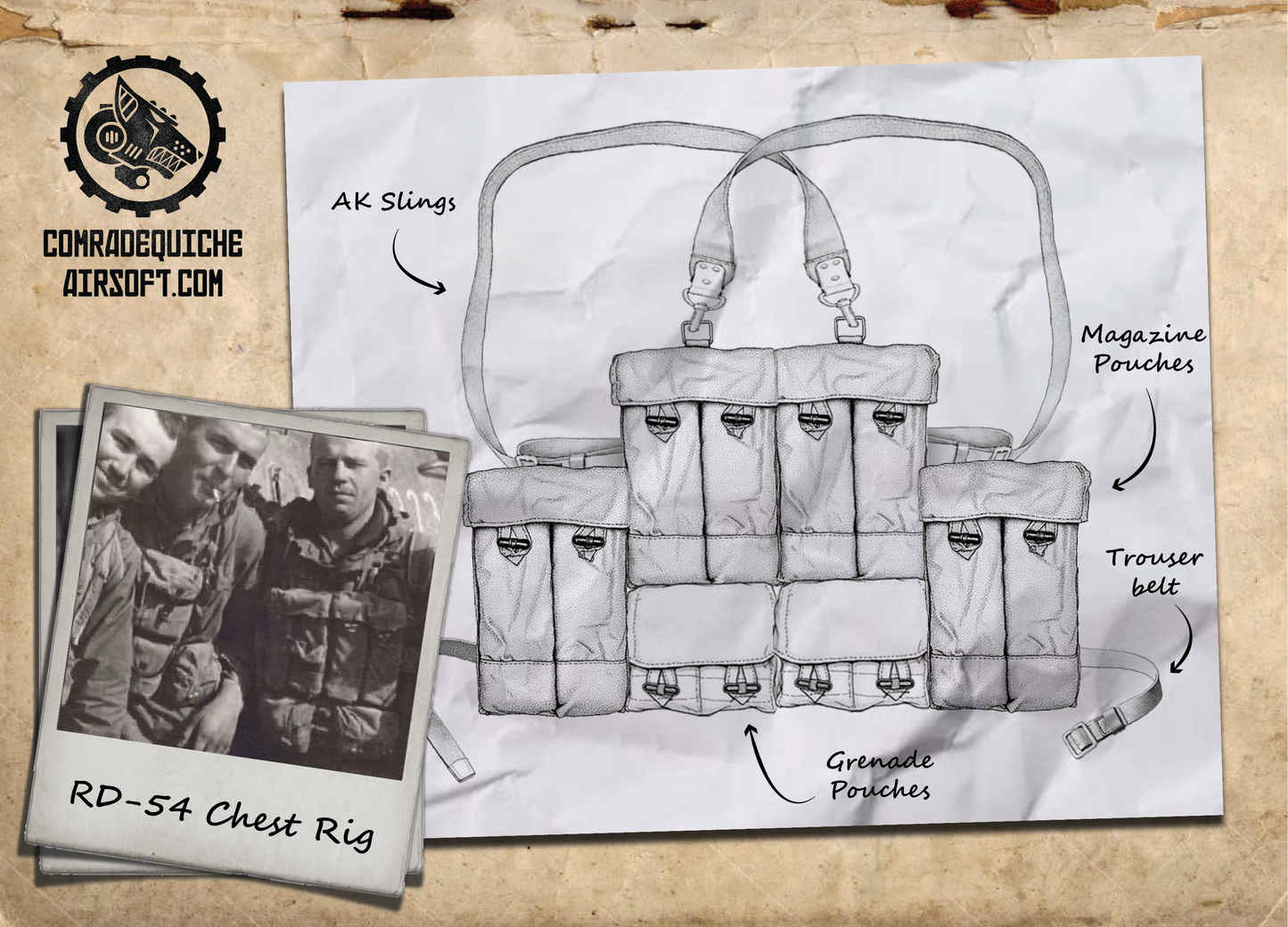RD-54 Magazine Pouch Repro (1pc pouch)