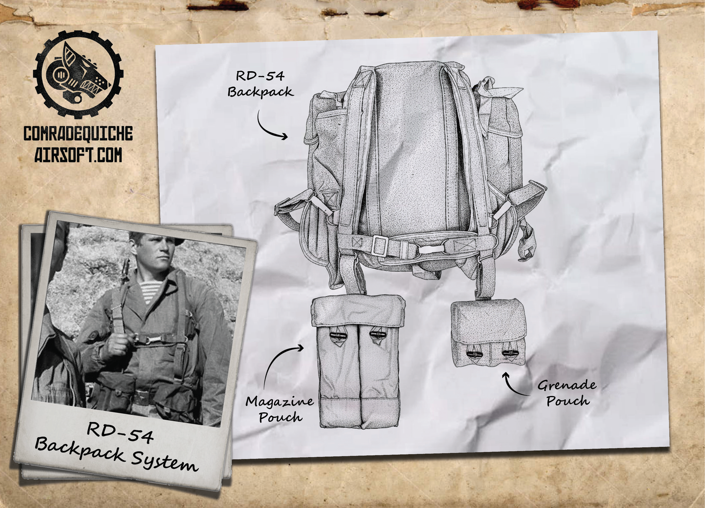 RD-54 Grenade Pouch Repro (1pc pouch)