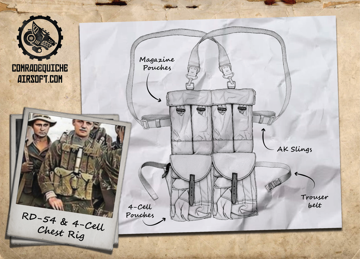 RD-54 Grenade Pouch Repro (1pc pouch)